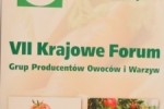 VII Krajowe Forum Grup Producentów Owoców i Warzyw